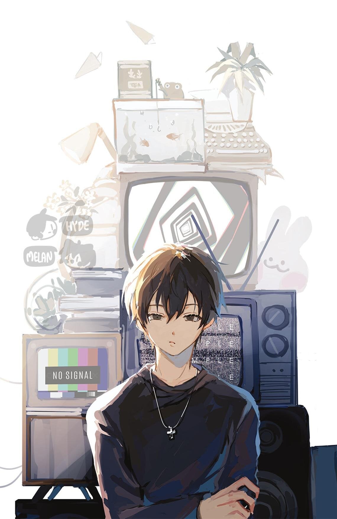 No Signal  (Original) 11"x17" Poster Print