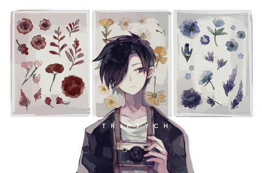 Triptych (Original) 17"x11" Poster Print
