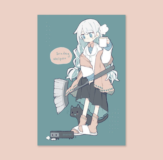 Sunday Helper 4x6 Mini Print