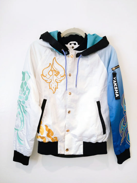 Xiao Yaksha Sukajan Bomber Jacket (White Limited Edition)