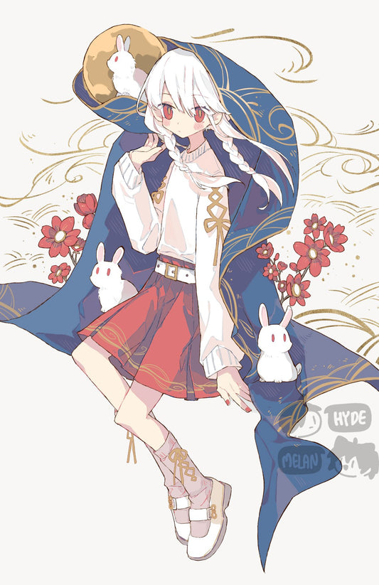 Lunar Rabbit (Original) 11"x17" Poster Print