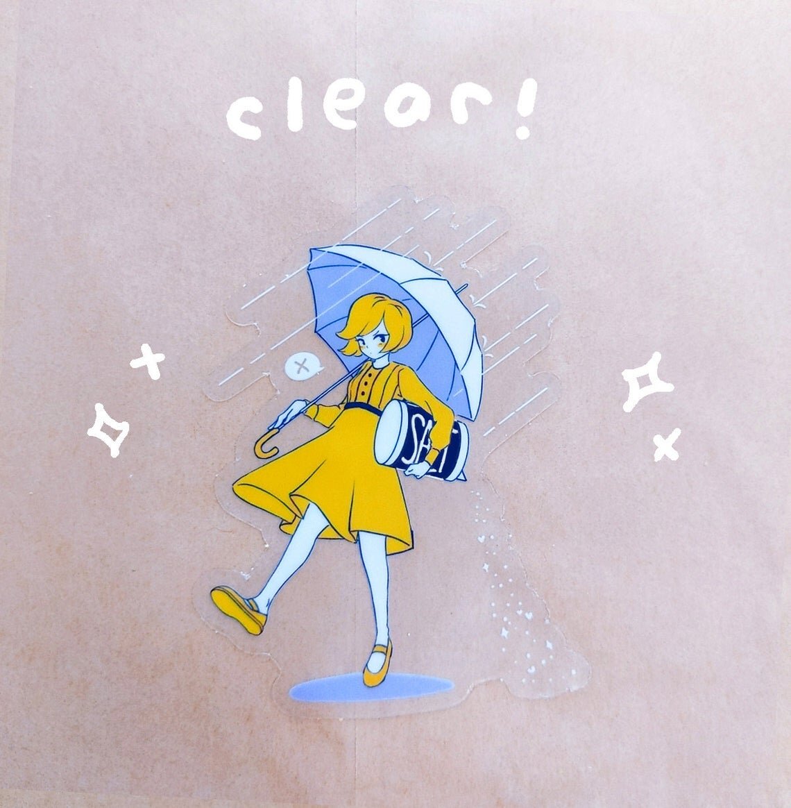 Salt-chan - Transparent High Quality Vinyl Sticker