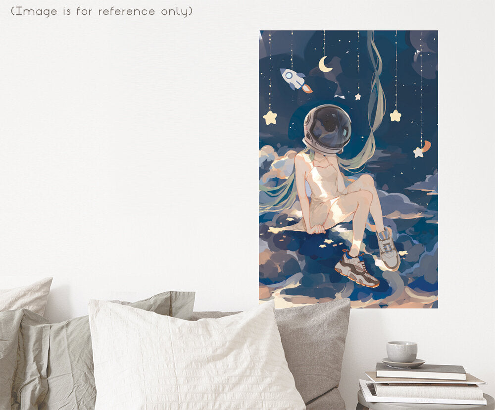 Astronaut Miku (Original) 11"x17" Poster Print