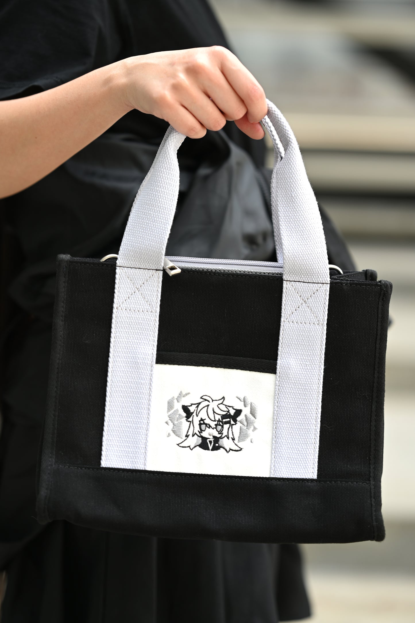 Arknights Embroidered Shoulder/Crossbody Canvas Bags