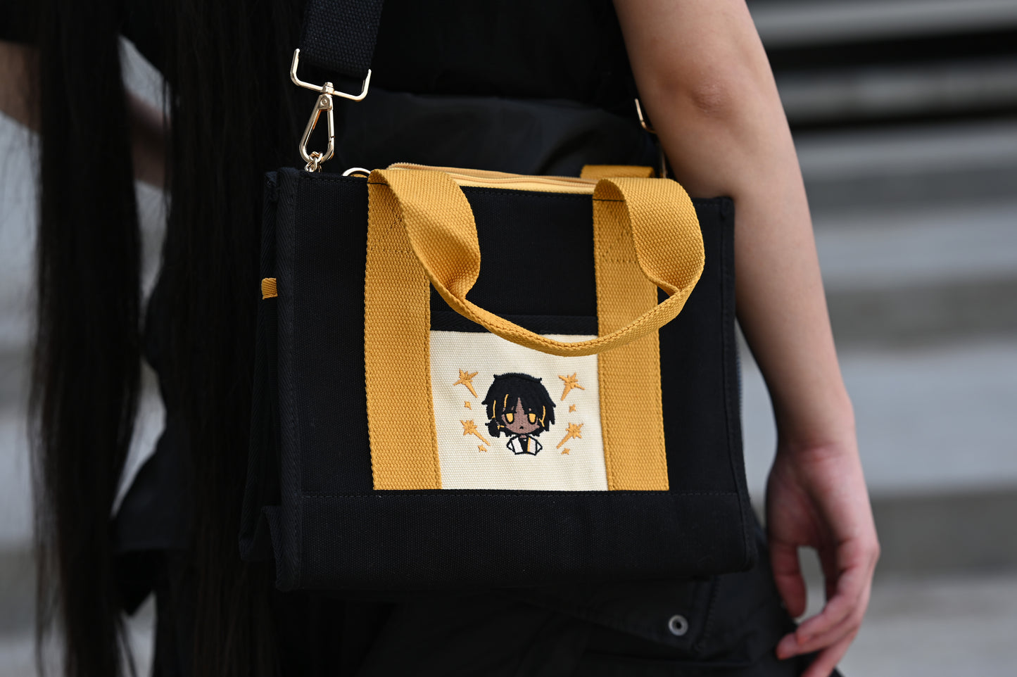 Arknights Embroidered Shoulder/Crossbody Canvas Bags