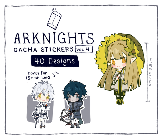 Arknights Gacha Stickers Vol 4 (Random)