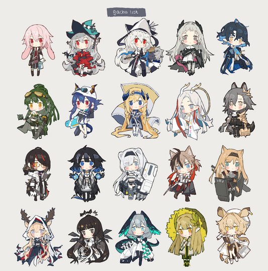Arknights Gacha Stickers Vol 4 (Random)