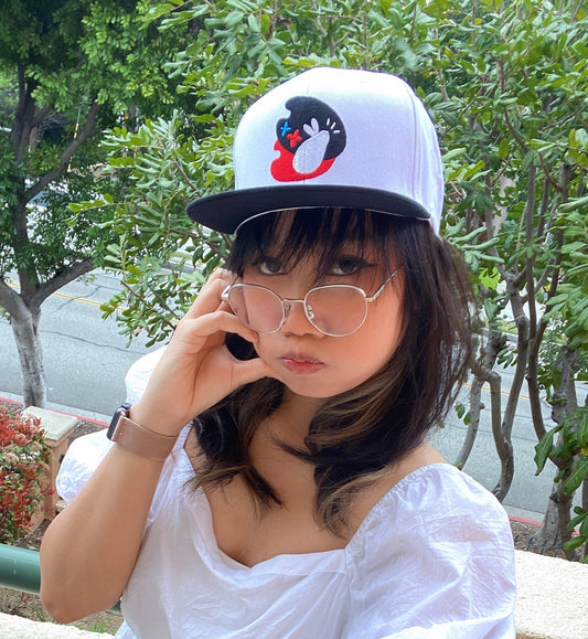 White Rabbit Snapback Cap