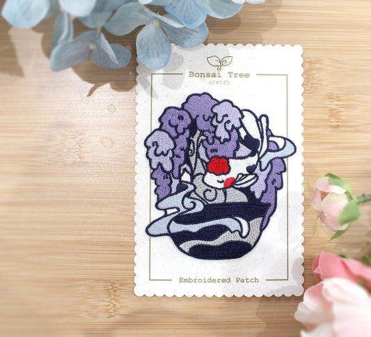 Wisteria Goldfish Bonsai Tree - Embroidered Patch