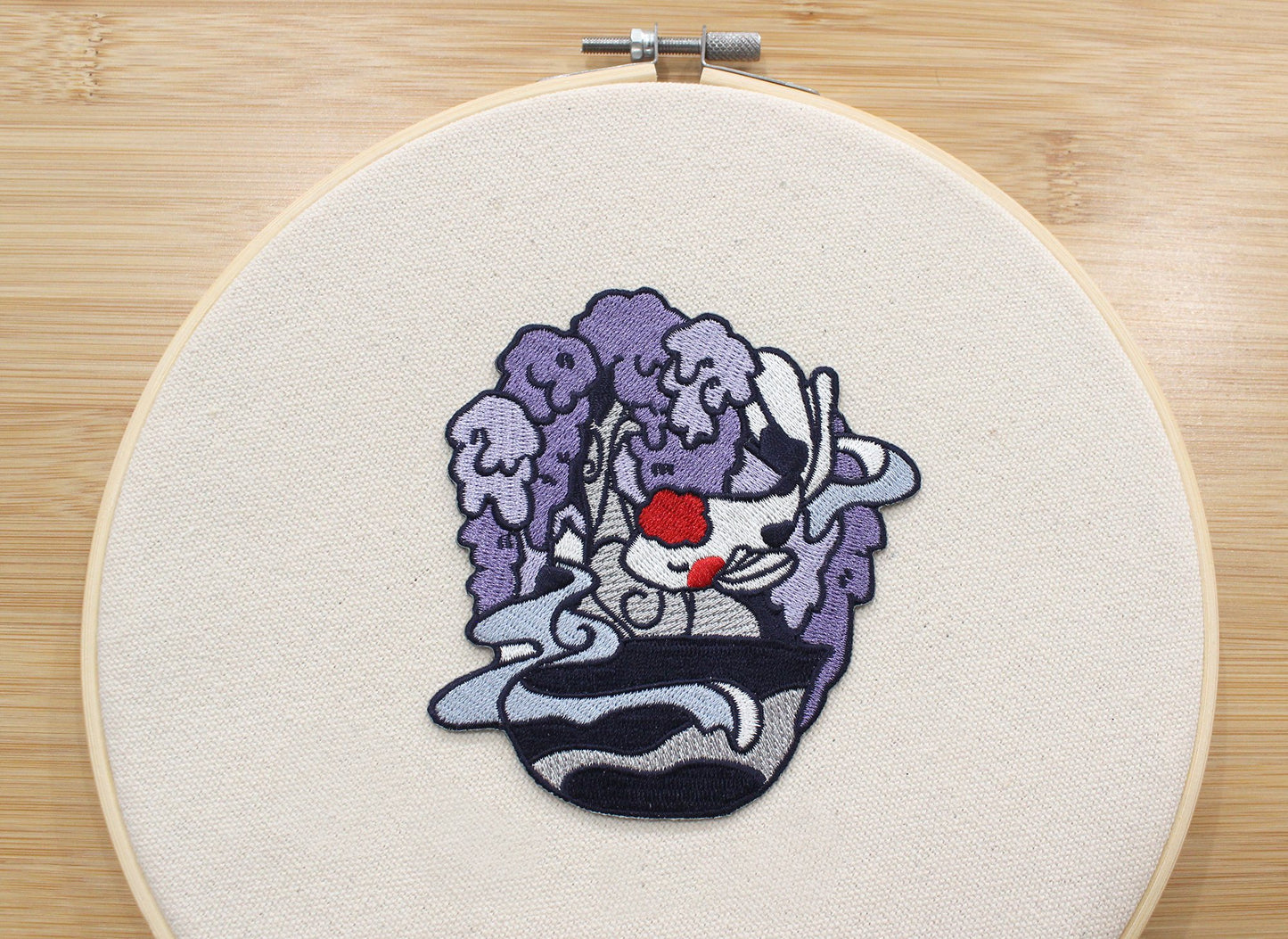 Wisteria Goldfish Bonsai Tree - Embroidered Patch