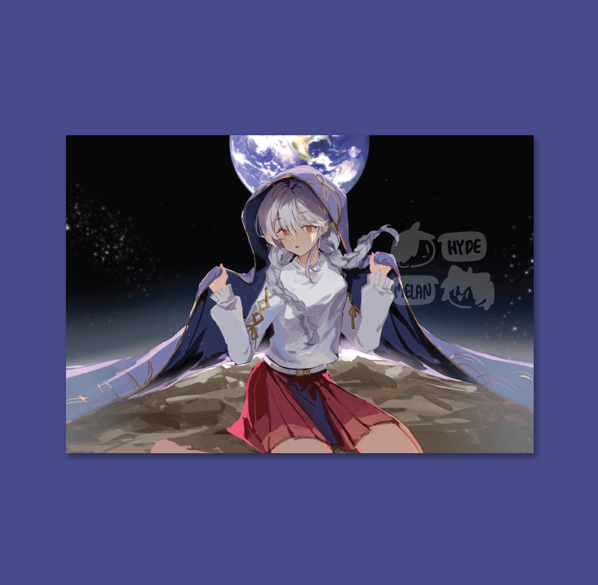 Lunar Eclipse 6x4 Mini Print