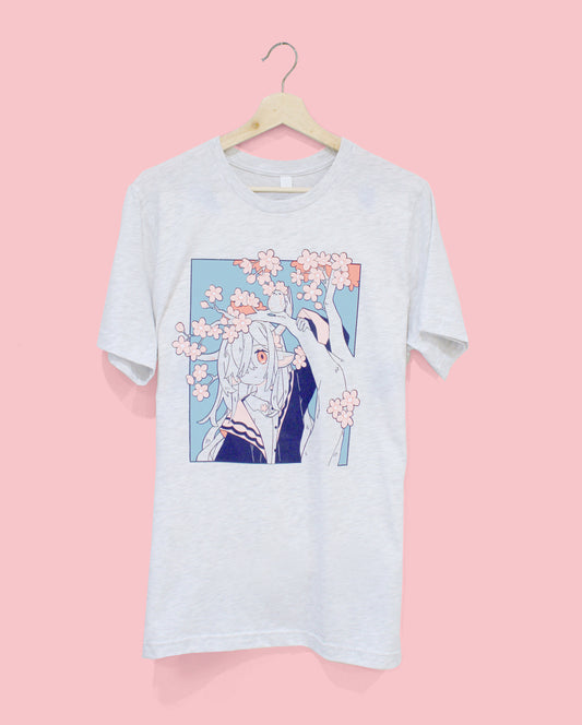 Deer and Blossom Tee / Short Sleeve Tshirt