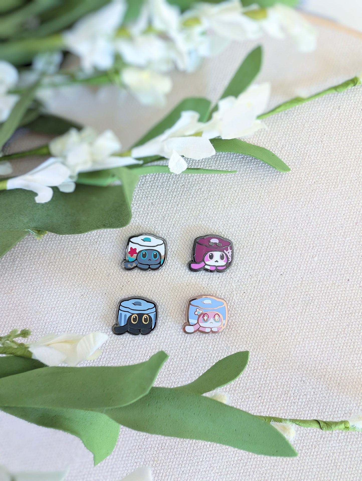 Honkai Star Rail Party Cat Cakes - Hard Enamel Pins