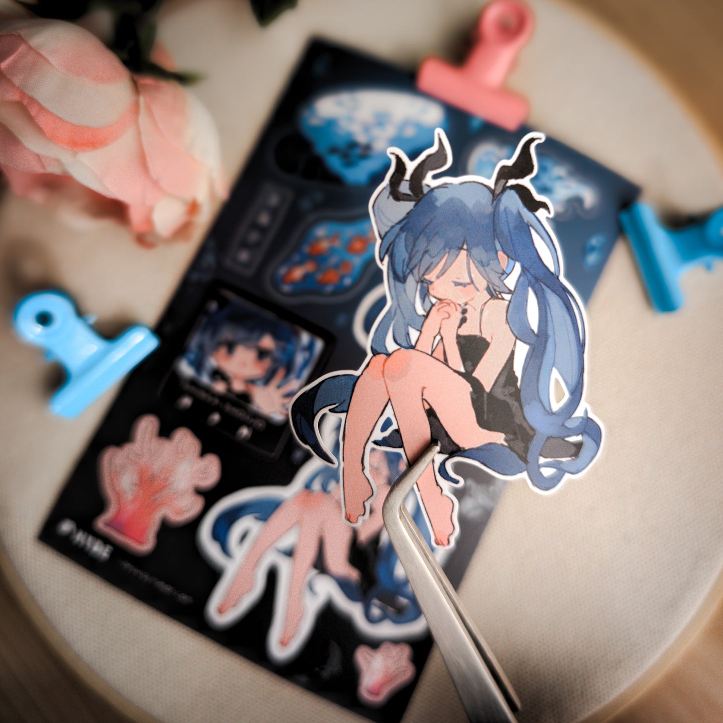 Deep Sea Miku 4x6 Kiss Cut Sticker Sheet