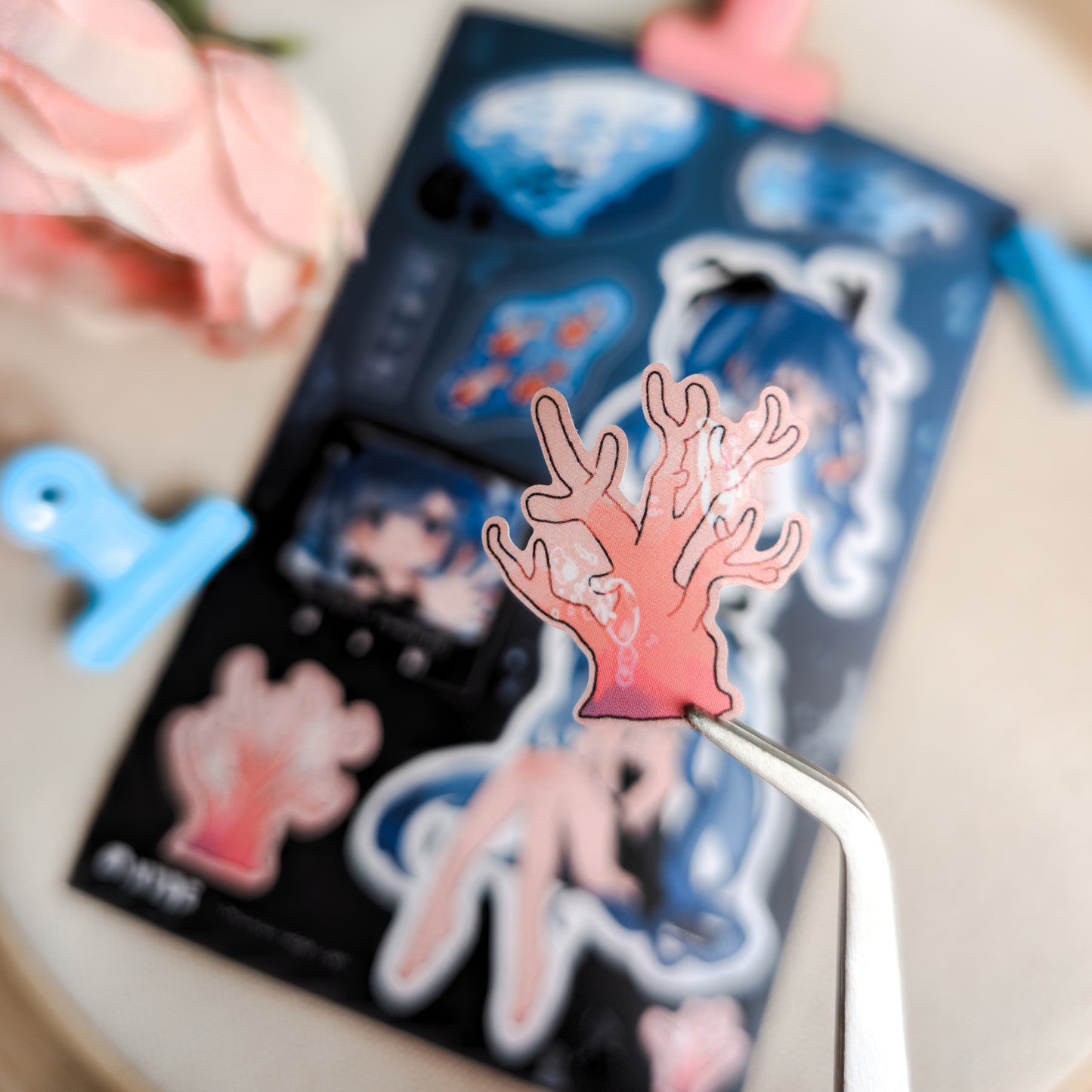 Deep Sea Miku 4x6 Kiss Cut Sticker Sheet