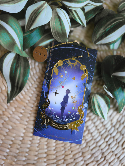 Orb: On the Movements of the Earth Gold Plated Metal Bookmark