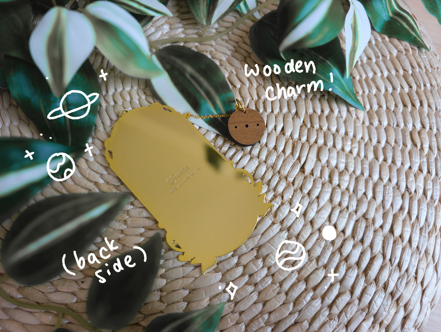 Orb: On the Movements of the Earth Gold Plated Metal Bookmark