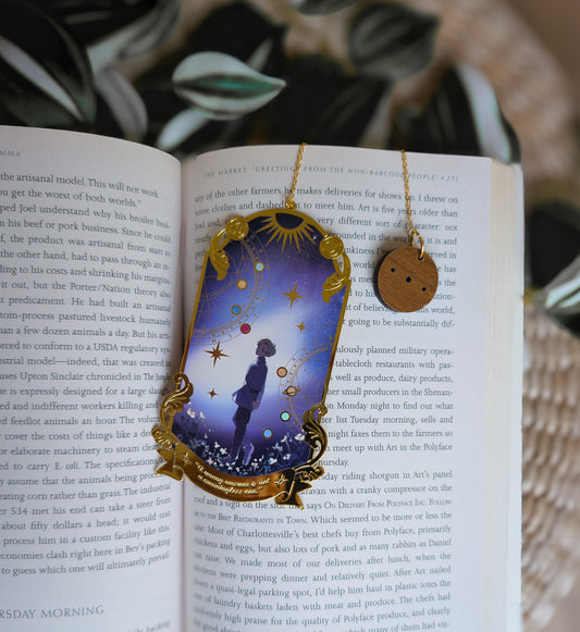 Orb: On the Movements of the Earth Gold Plated Metal Bookmark
