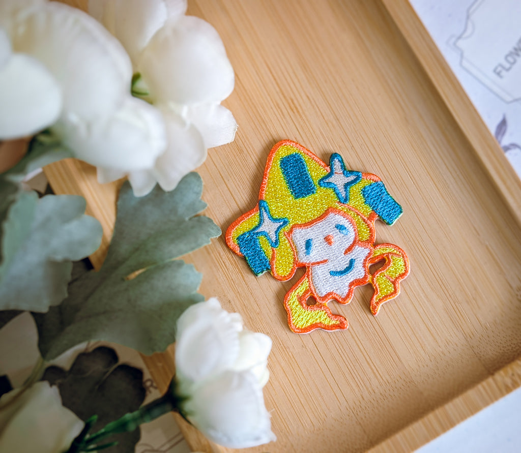 Jirachi - Mini Embroidered Sticker Patch