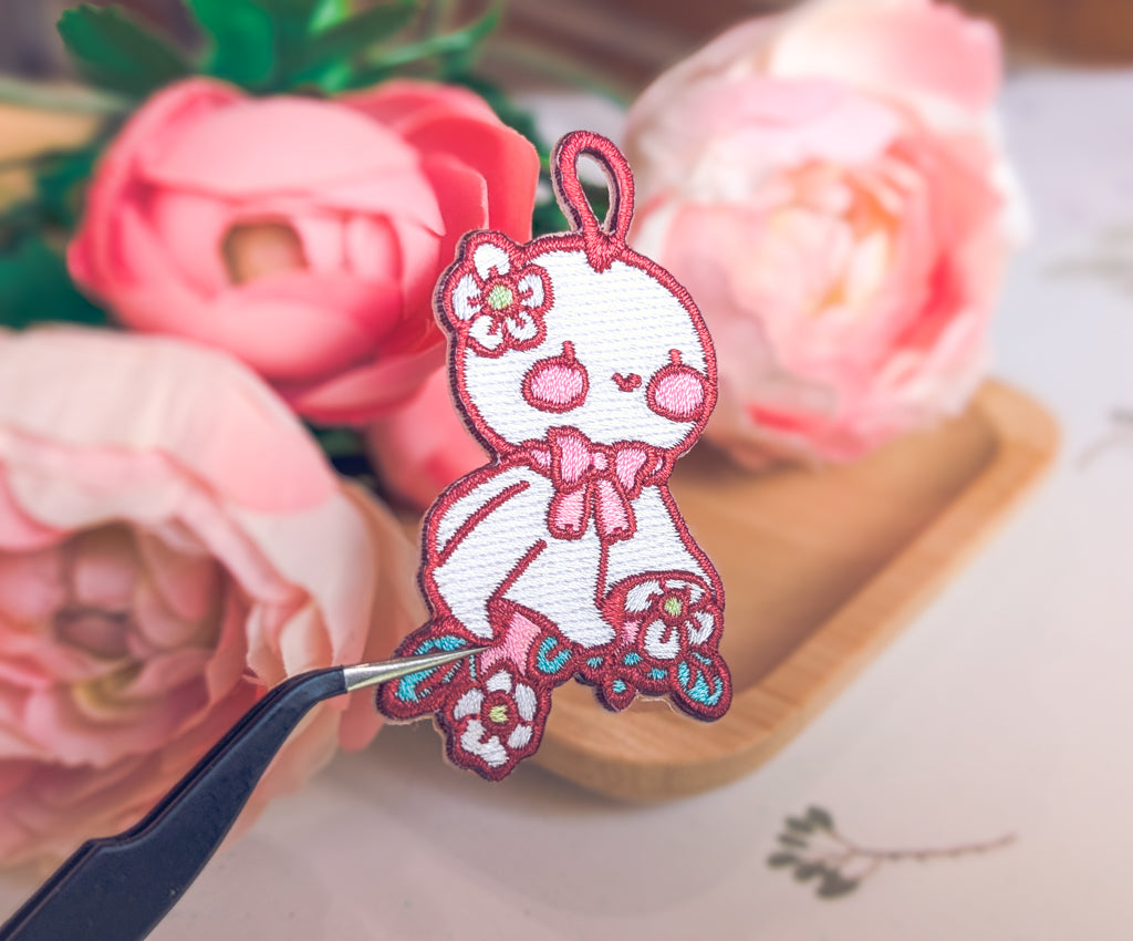 Teru Teru Bozu (April Showers, Stormy Nights) - Mini Embroidered Sticker Patches