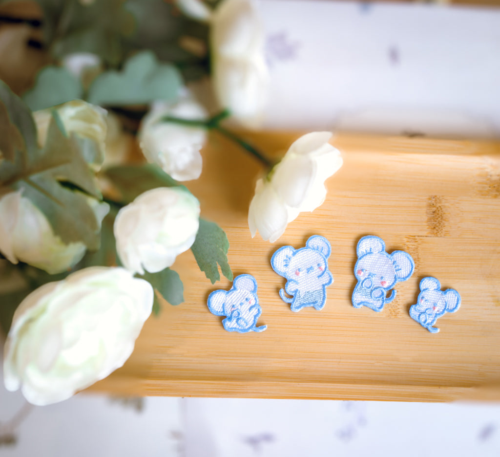 Maushold - Mini Embroidered Sticker Patch (Set of 4)