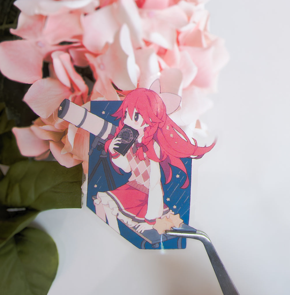 Celeste Meteor Shower (Animal Crossing) - Transparent Vinyl Sticker
