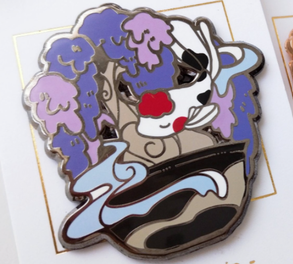 Animal Bonsai Tree Pins - Large Hard Enamel Pin
