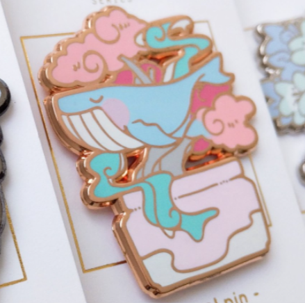 Animal Bonsai Tree Pins - Large Hard Enamel Pin