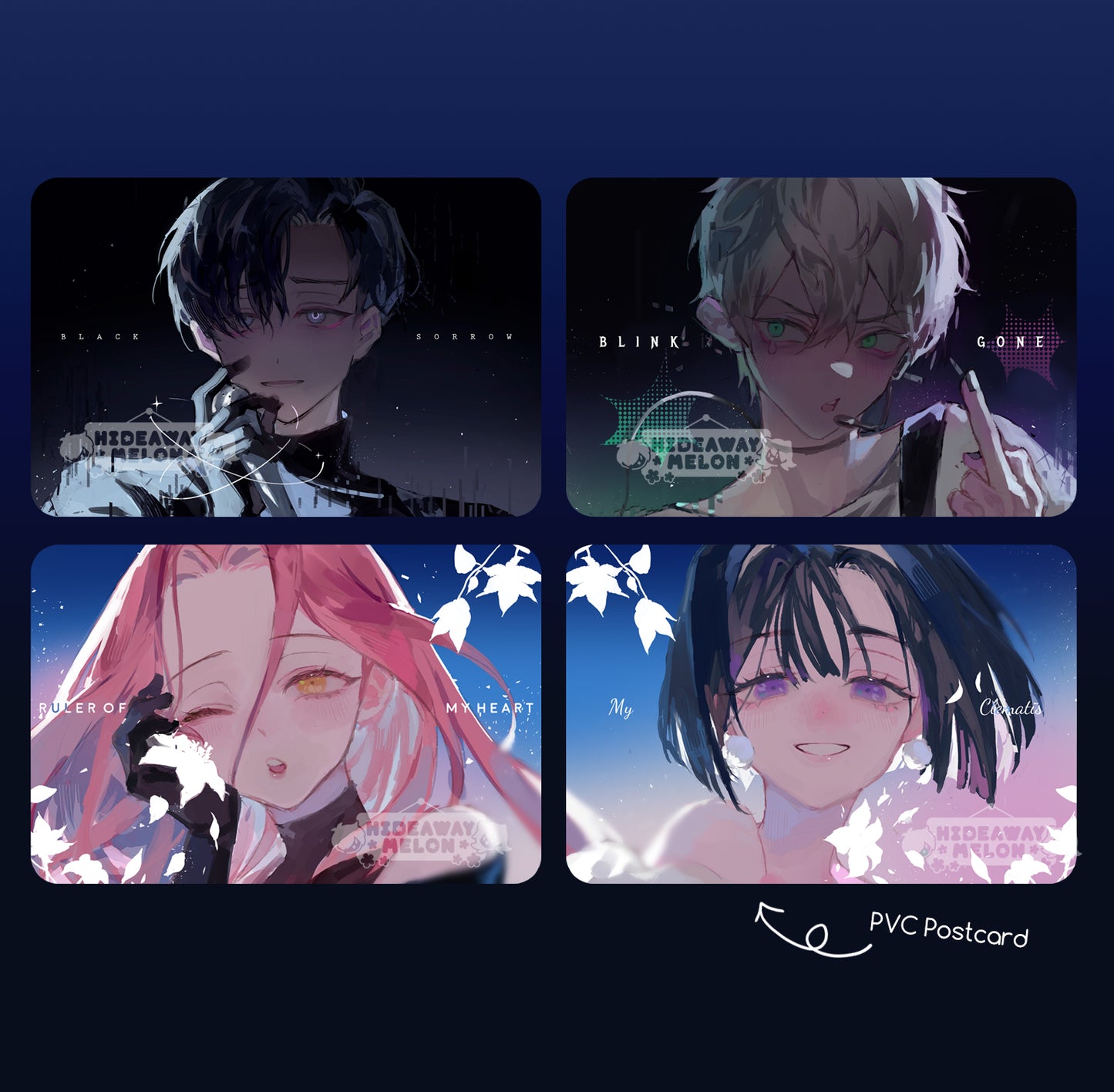 Alien Stage (Mizi, Sua, Ivan, Till) PVC Transparent Mini Prints