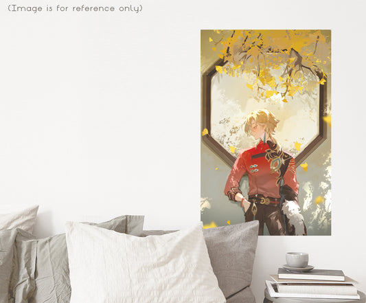 Aventurine Ginkgo Blessing (Honkai Star Rail) 11"x17" Poster Print