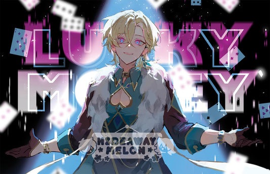 Aventurine "Lucky Money" (Honkai Star Rail) 17"x11" Poster Print