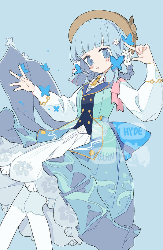 Springbloom Missive Ayaka (Genshin Impact) 11"x17" Poster Print