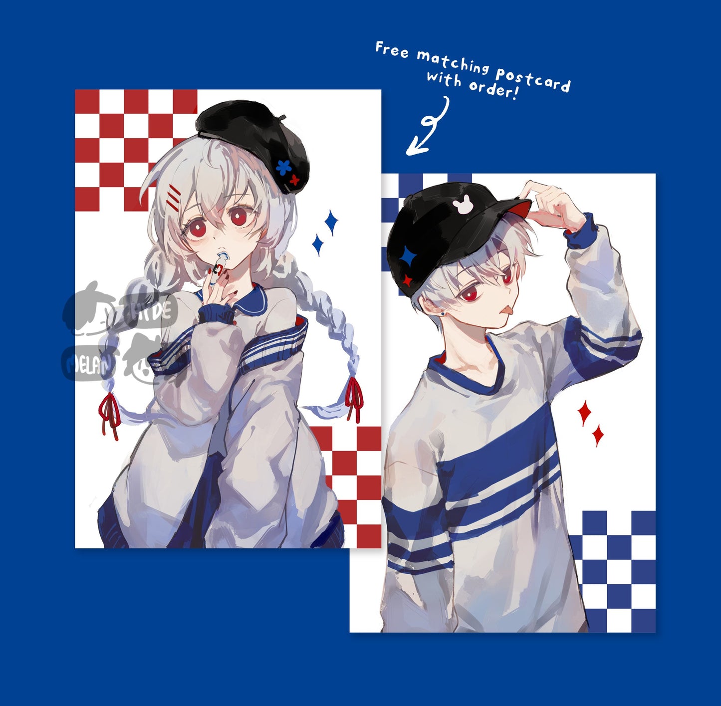 White Rabbit Crewneck Sweater (Girl)