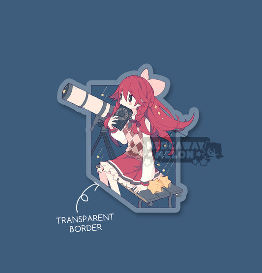 Celeste Meteor Shower (Animal Crossing) - Transparent Vinyl Sticker