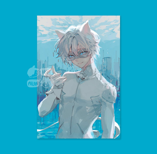 Chat Blanc / Cat Blanc (Miraculous Ladybug) 4x6 Mini Print