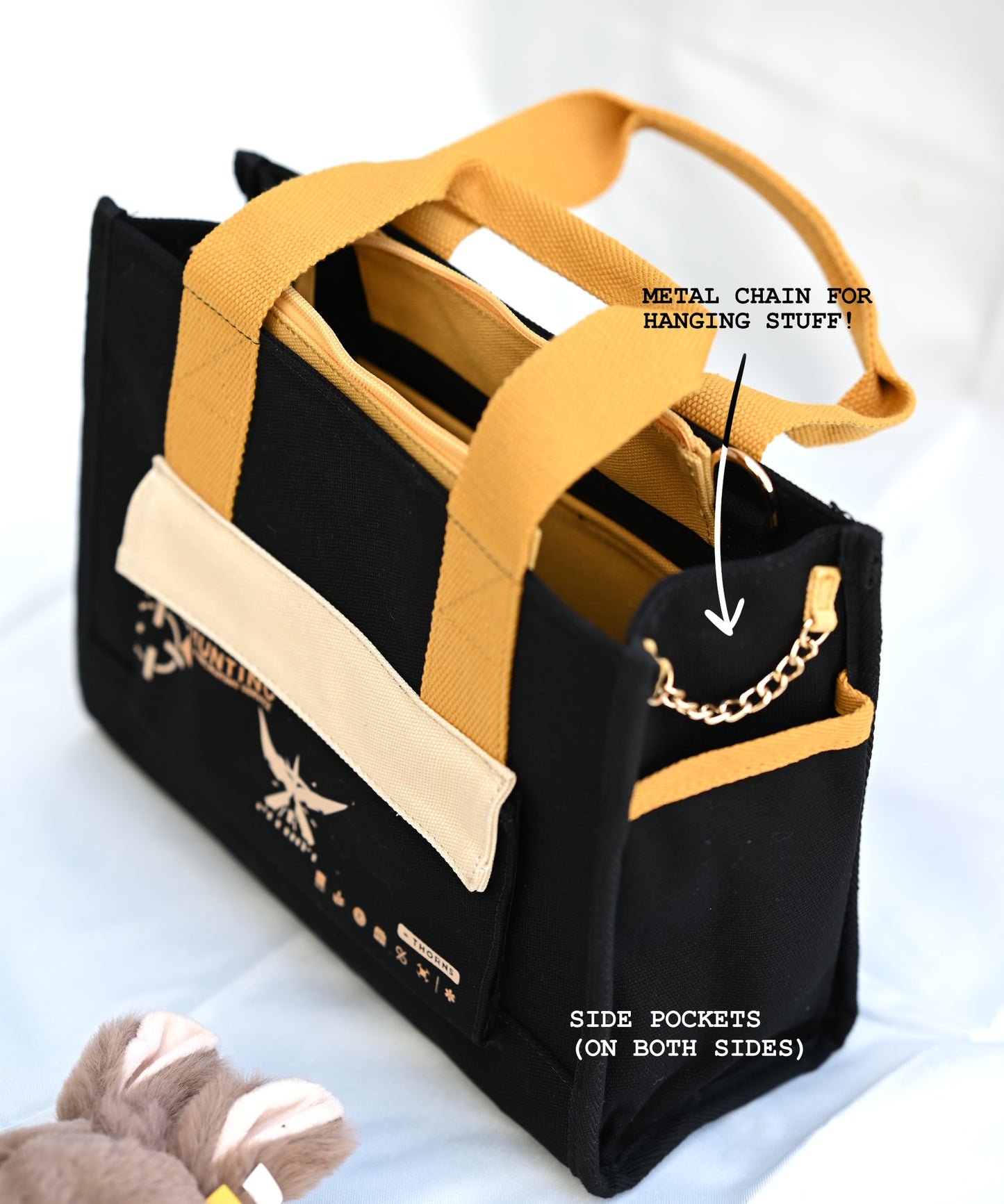 Arknights Embroidered Shoulder/Crossbody Canvas Bags