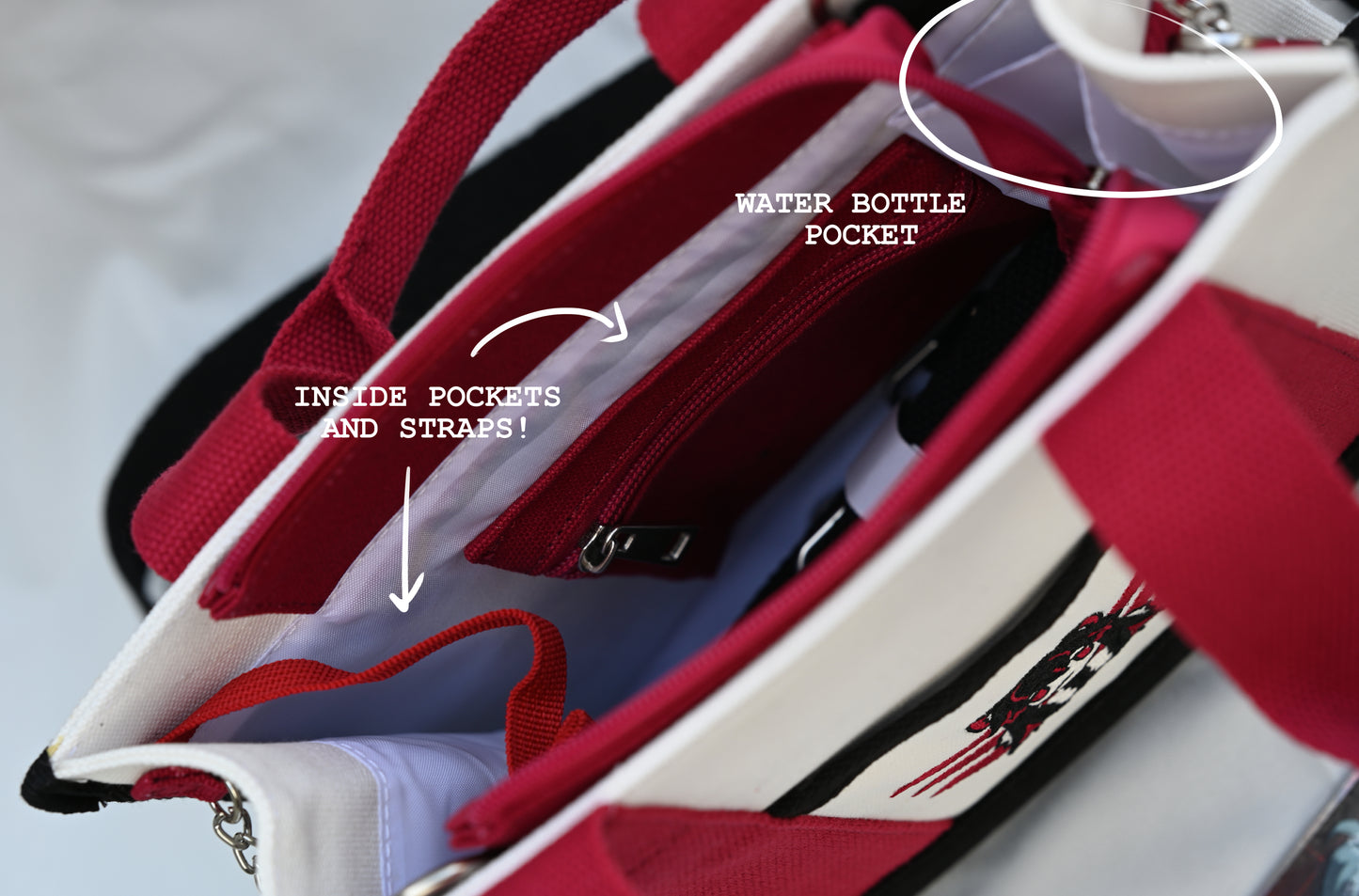 Arknights Embroidered Shoulder/Crossbody Canvas Bags