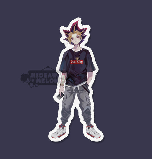 Yami (Yu-Gi-Oh!) "Duel King" - High Quality Vinyl Sticker