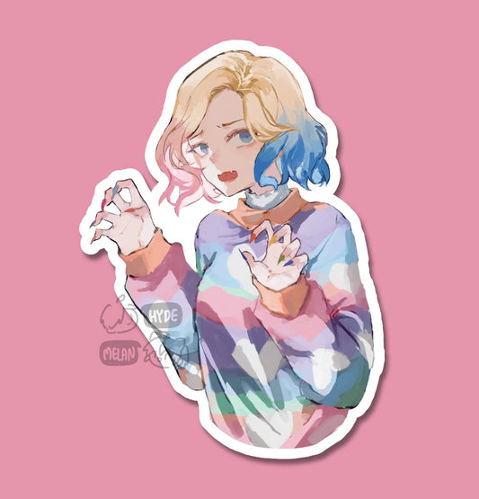 Enid Sinclair - "Wednesday" Transparent Vinyl Sticker