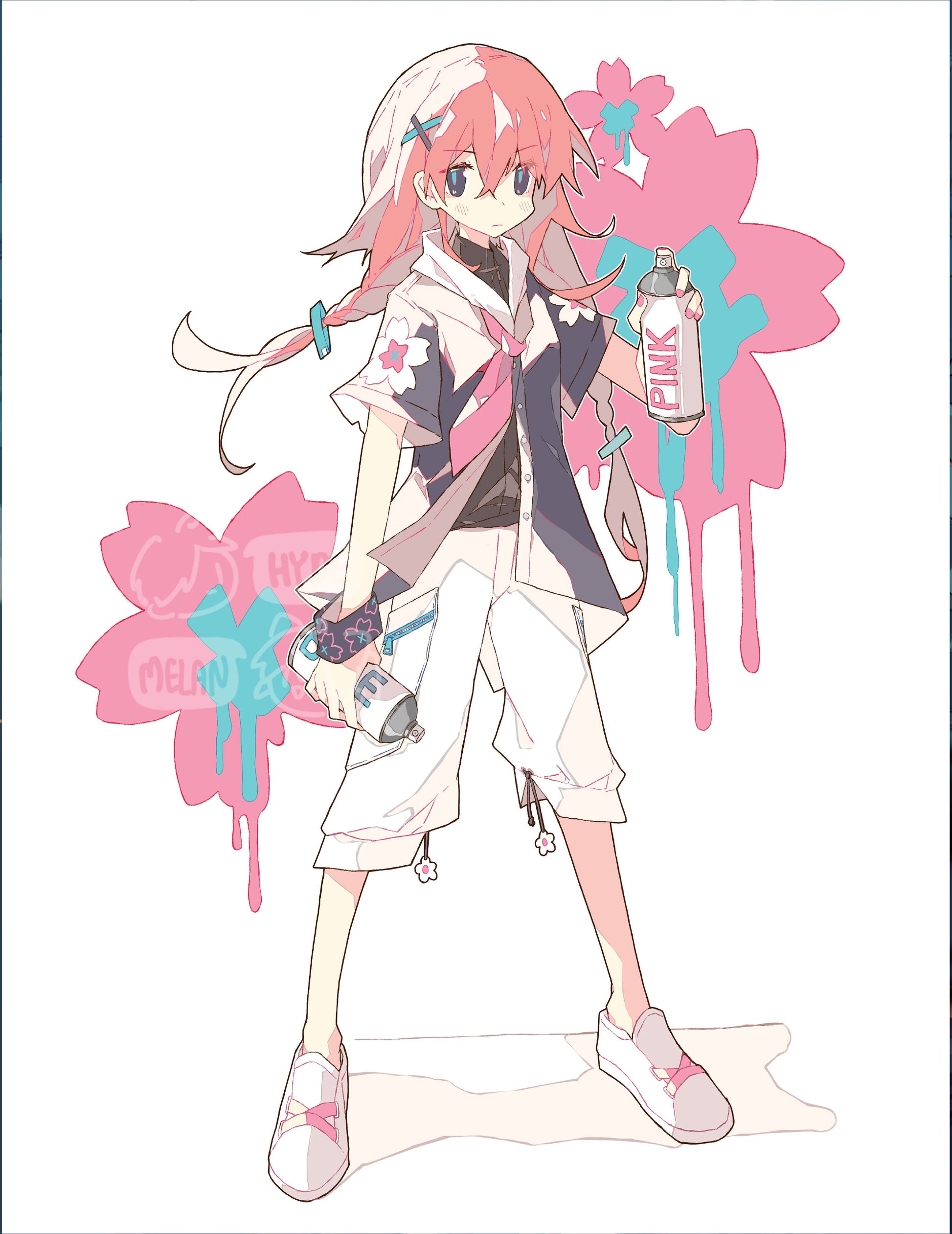 Sakura Graffiti (Original) 8.5"x11" Poster Print