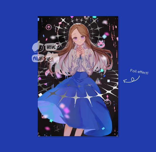 Himari 4x6" Foil Mini Print
