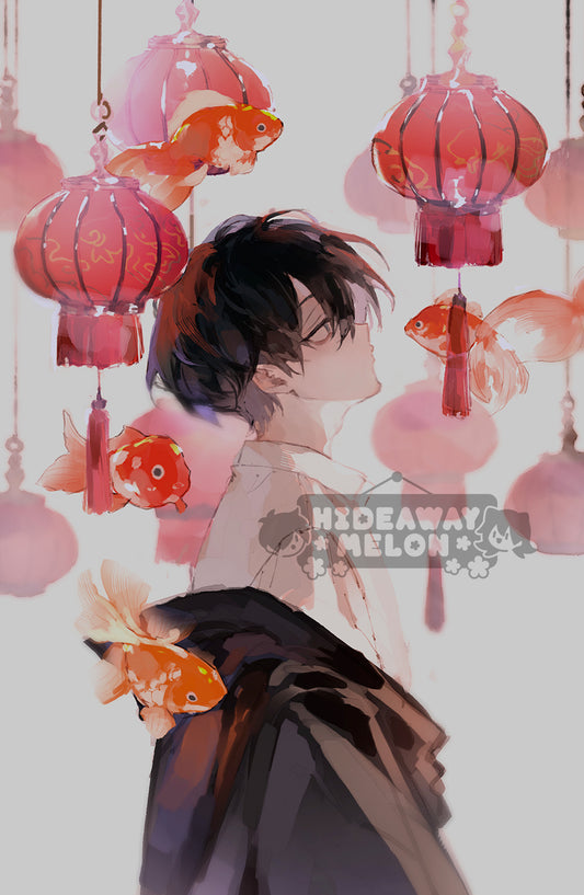 Red Lanterns (Original) 11"x17" Poster Print