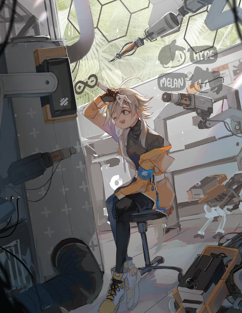 Mayer (Arknights) 8.5"x11" Poster Print