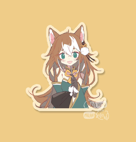 Genshin Impact - "Miss Hina" Vinyl Sticker