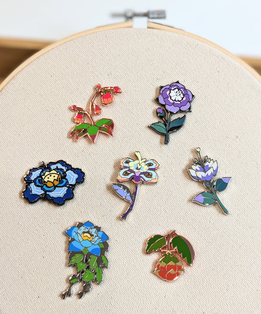 Flora of Sumeru (Genshin Impact) Hard Enamel Pins