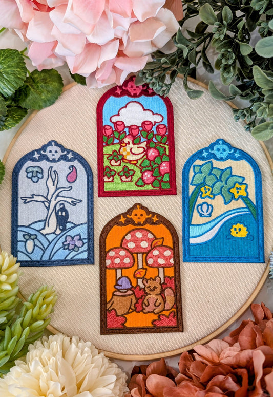 Stardew Valley Seasons (Spring) - Embroidered Patch