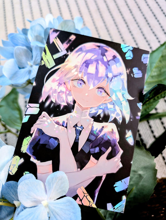 Dia (Houseki no Kuni - Land of the Lustrious) 4x6" Holographic Foil Mini Print
