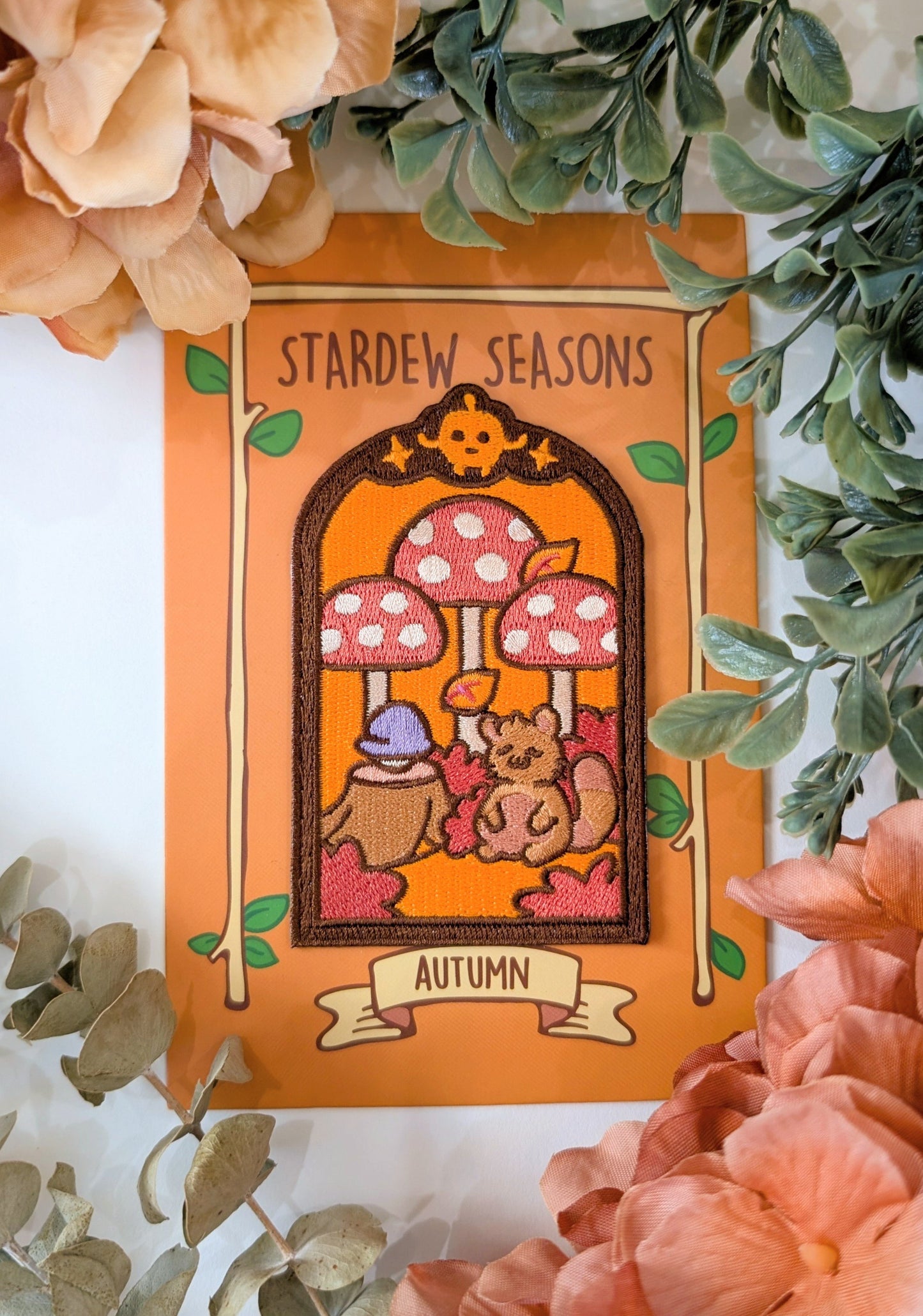 Stardew Valley Seasons (Autumn) - Embroidered Patch