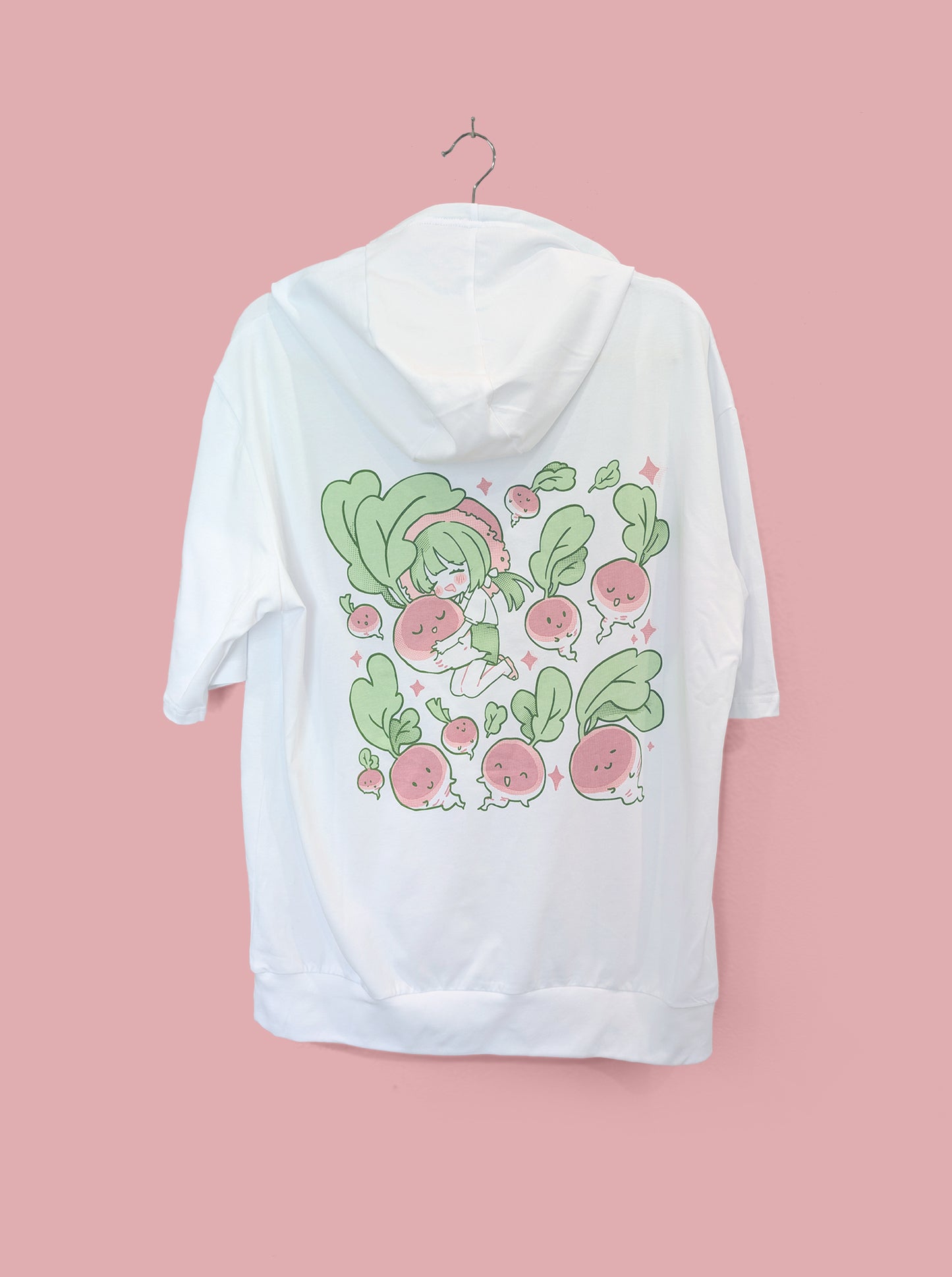 LIMITED EDITION I Love Radish - Short Sleeve Hoodie Tee