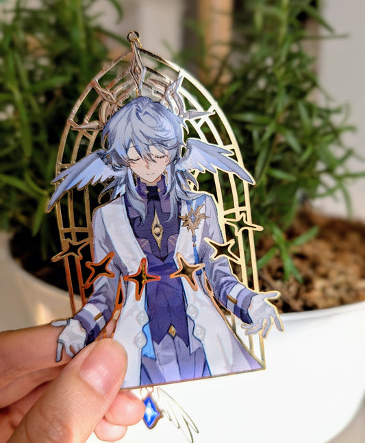 Sunday (Honkai Star Rail) Gold Plated Metal Bookmark